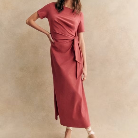 Sezane Pippa Dress Rosewood - Size L - Picture 1 of 6